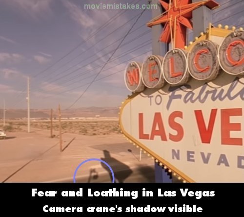 Fear and Loathing in Las Vegas mistake picture