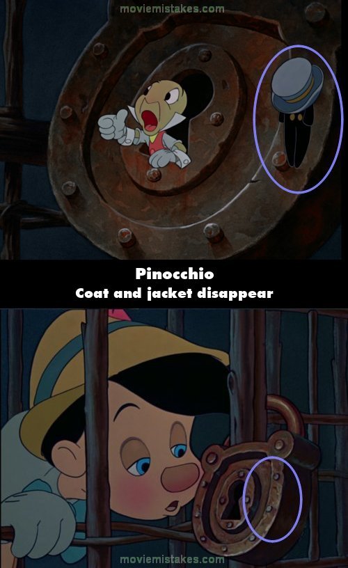 Pinocchio mistake picture