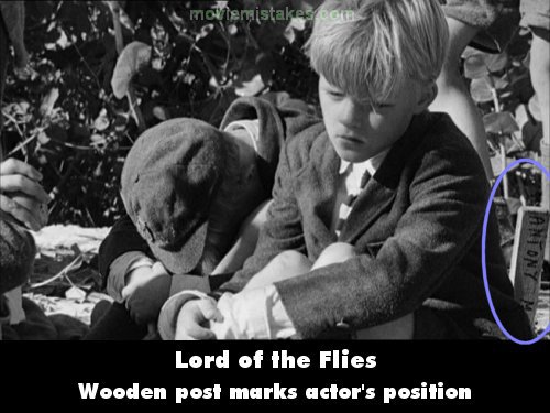 Lord of the Flies mistake picture